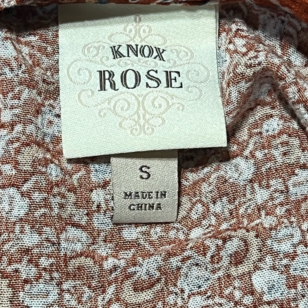 KNOX ROSE Dress Womens Size Small Floral COTTAGECORE Panel Button Up Bust Ladies - Picture 11 of 11